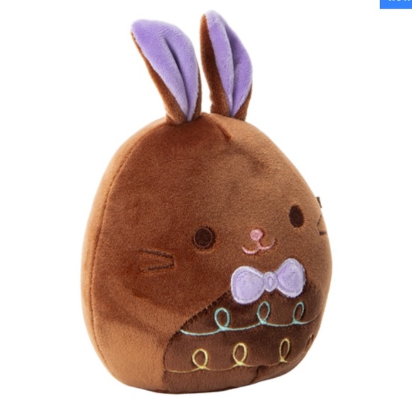 Tandy The Chocolate Easter Bunny Squishmallow First To Market Tag 4.5” Plush - Picture 3 of 5